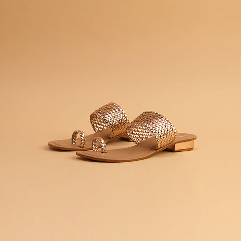 Charvi Woven Flats
